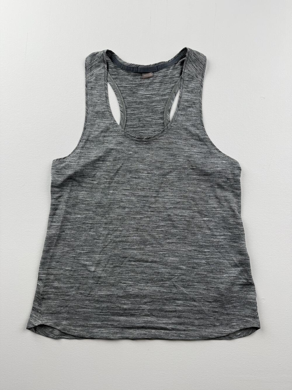 Rab Tank Top Womens 12 Gray Racerback Lightweight Athletic Workout Running